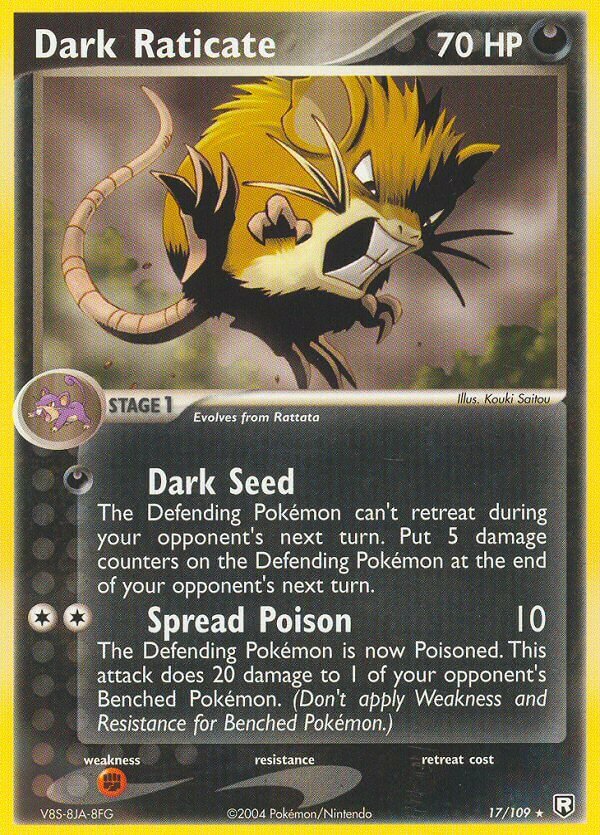 Dark Raticate 017/111 — EX Team Rocket Returns (English Pokémon TCG card)