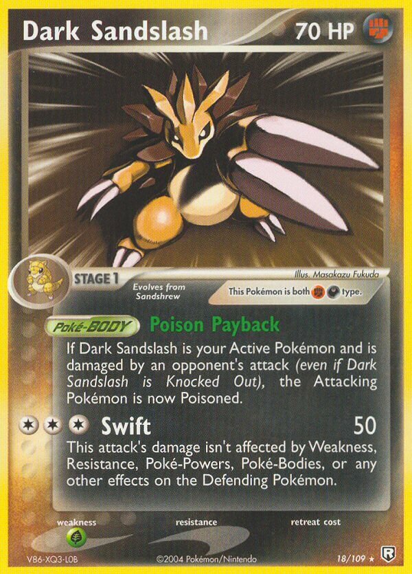 Dark Sandslash 018/111 — EX Team Rocket Returns (English Pokémon TCG card)