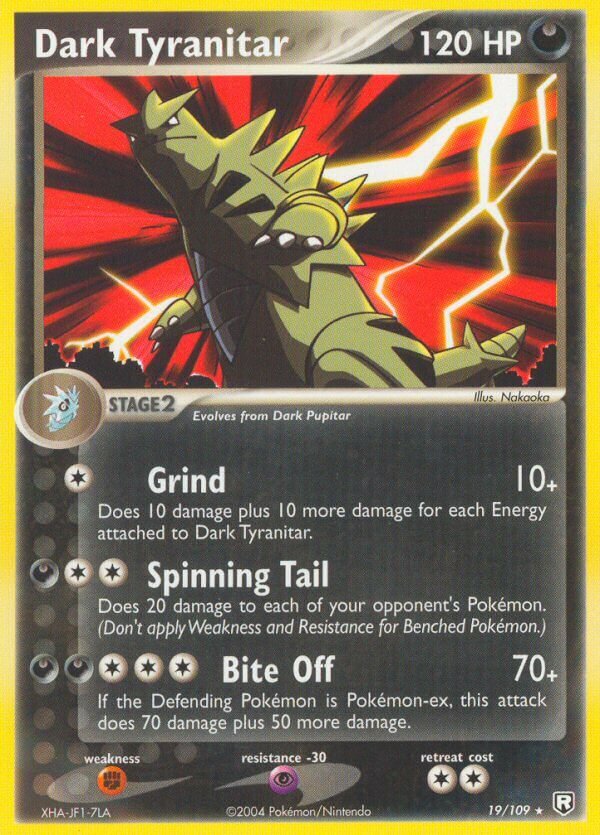 Dark Tyranitar 019/111 — EX Team Rocket Returns (English Pokémon TCG card)