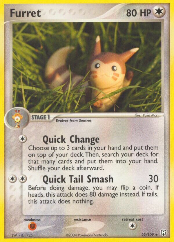 Furret 022/111 — EX Team Rocket Returns (English Pokémon TCG card)