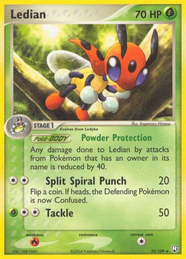 Ledian 023/111 — EX Team Rocket Returns (English Pokémon TCG card)