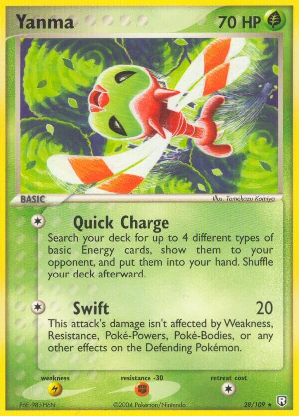 Yanma 028/111 — EX Team Rocket Returns (English Pokémon TCG card)