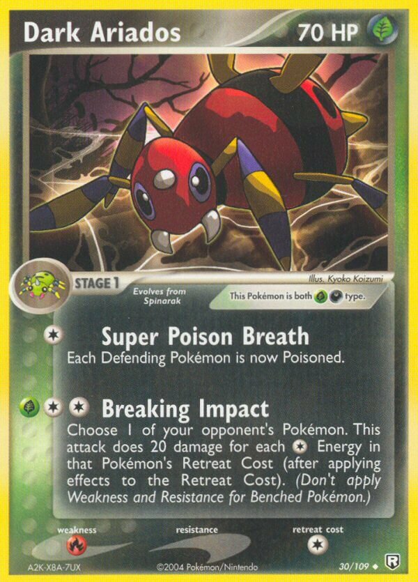Dark Ariados 030/111 — EX Team Rocket Returns (English Pokémon TCG card)