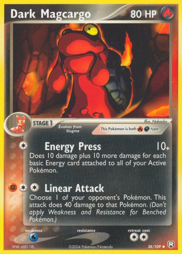 Dark Magcargo 038/111 — EX Team Rocket Returns (English Pokémon TCG card)