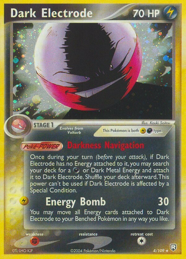 Dark Electrode 004/111 — EX Team Rocket Returns (English Pokémon TCG card)