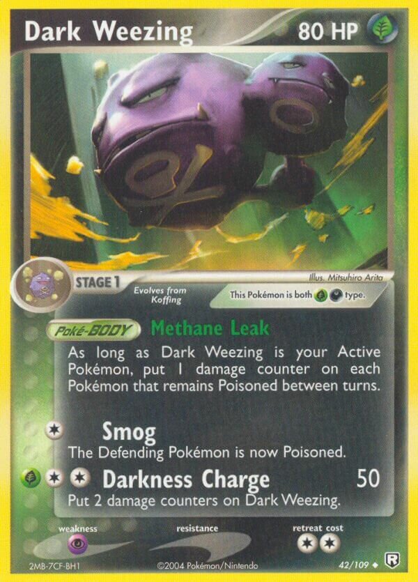 Dark Weezing 042/111 — EX Team Rocket Returns (English Pokémon TCG card)