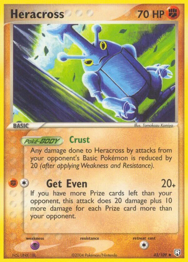 Heracross 043/111 — EX Team Rocket Returns (English Pokémon TCG card)