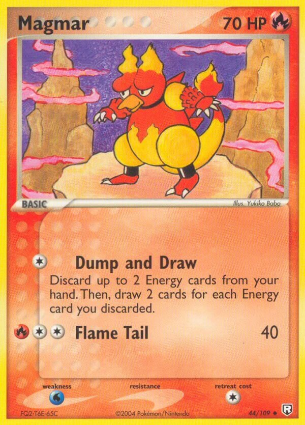 Magmar 044/111 — EX Team Rocket Returns (English Pokémon TCG card)