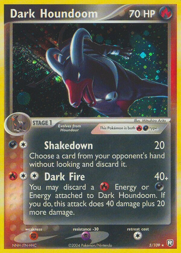 Dark Houndoom 005/111 — EX Team Rocket Returns (English Pokémon TCG card)