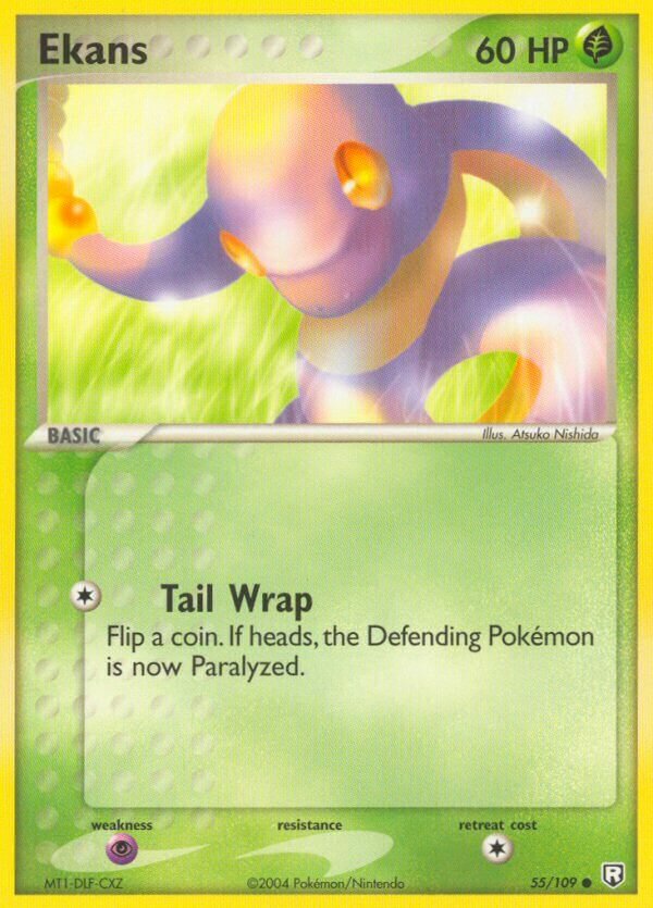 Ekans 055/111 — EX Team Rocket Returns (English Pokémon TCG card)