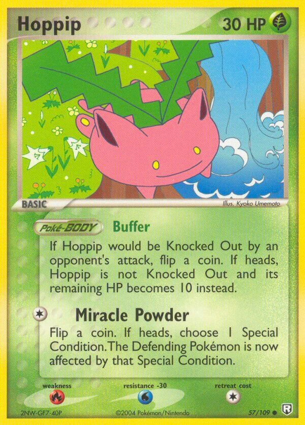 Hoppip 057/111 — EX Team Rocket Returns (English Pokémon TCG card)