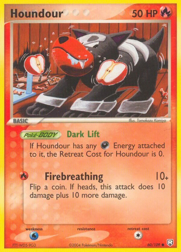 Houndour 060/111 — EX Team Rocket Returns (English Pokémon TCG card)