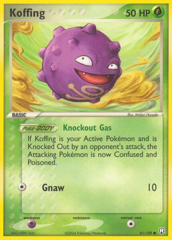Koffing 061/111 — EX Team Rocket Returns (English Pokémon TCG card)