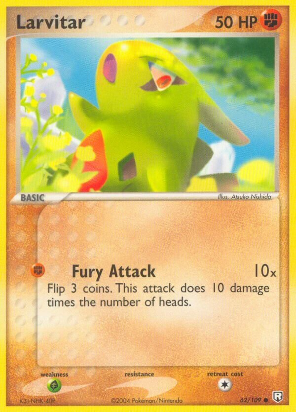 Larvitar 062/111 — EX Team Rocket Returns (English Pokémon TCG card)