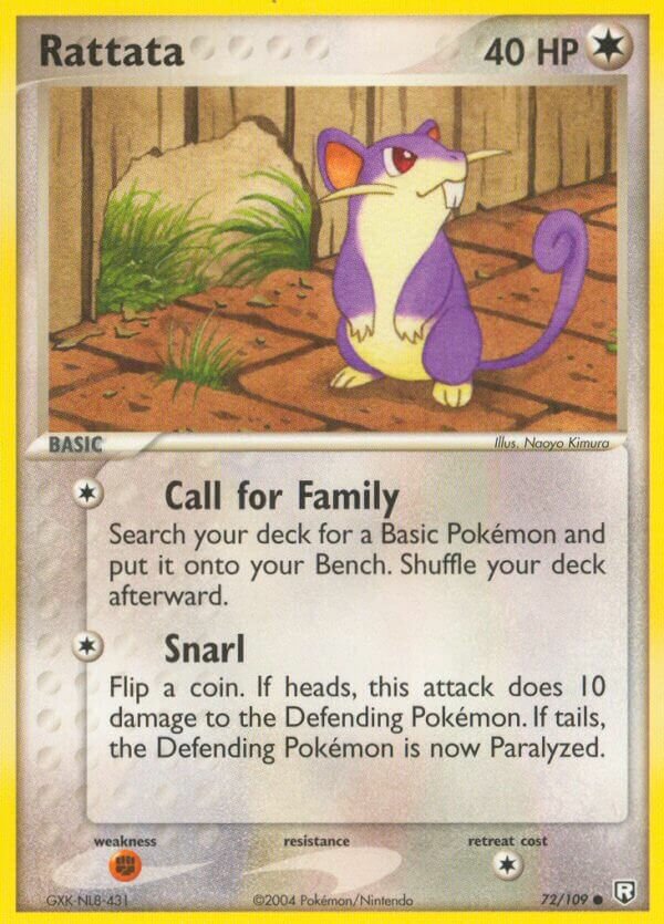 Rattata 072/111 — EX Team Rocket Returns (English Pokémon TCG card)