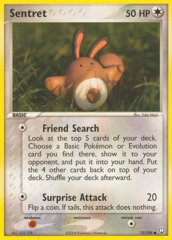 Sentret 075/111 — EX Team Rocket Returns (English Pokémon TCG card)