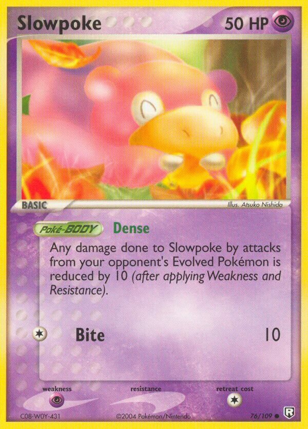 Slowpoke 076/111 — EX Team Rocket Returns (English Pokémon TCG card)