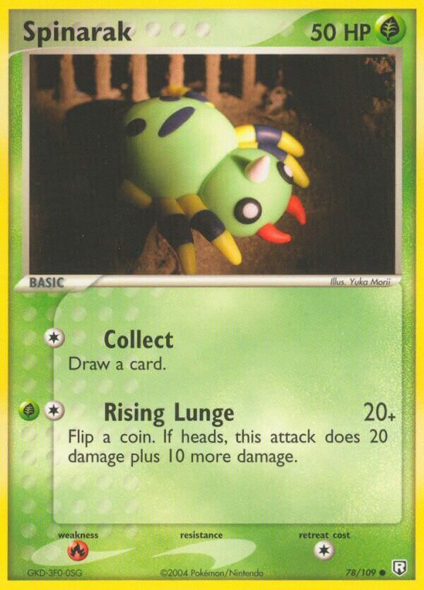 Spinarak 078/111 — EX Team Rocket Returns (English Pokémon TCG card)