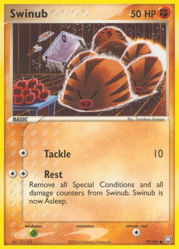 Swinub 079/111 — EX Team Rocket Returns (English Pokémon TCG card)