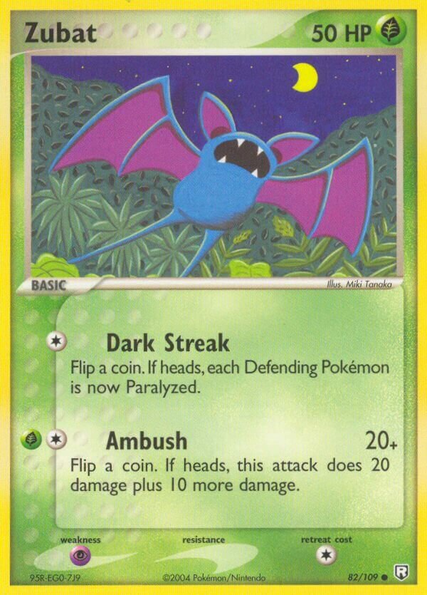 Zubat 082/111 — EX Team Rocket Returns (English Pokémon TCG card)