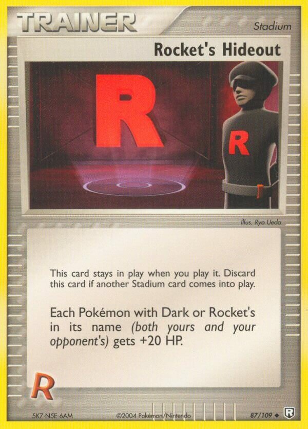 Rocket's Hideout 087/111 — EX Team Rocket Returns (English Pokémon TCG card)