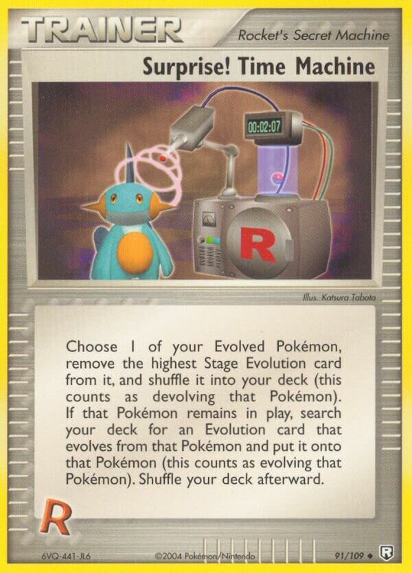Surprise! Time Machine 091/111 — EX Team Rocket Returns (English Pokémon TCG card)