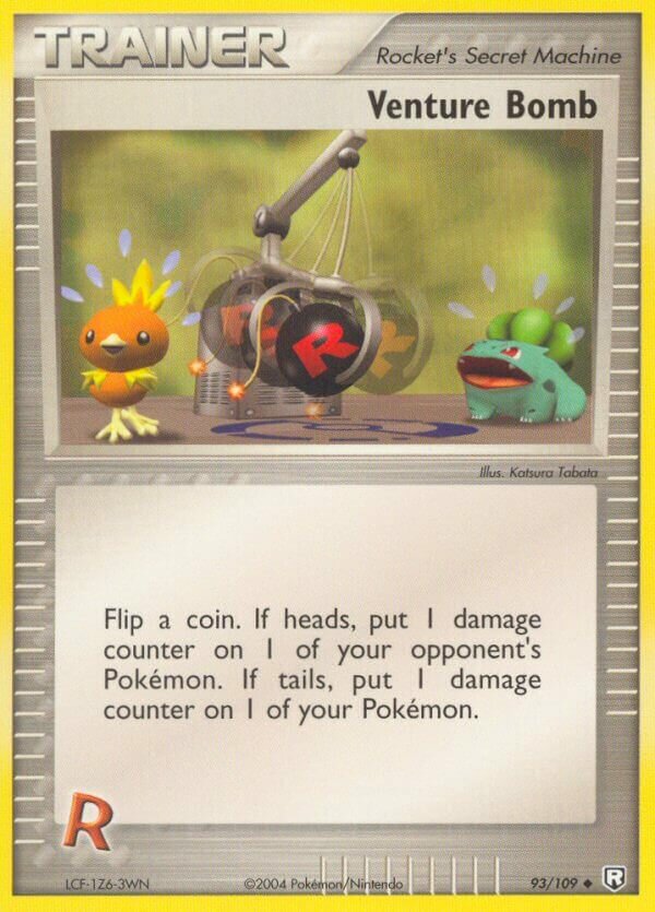 Venture Bomb 093/111 — EX Team Rocket Returns (English Pokémon TCG card)
