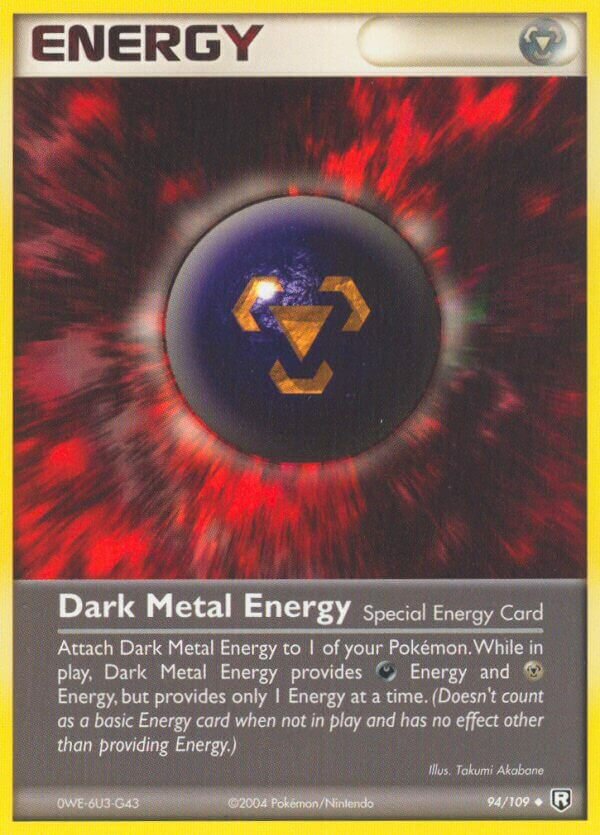 Dark Metal Energy 094/111 — EX Team Rocket Returns (English Pokémon TCG card)