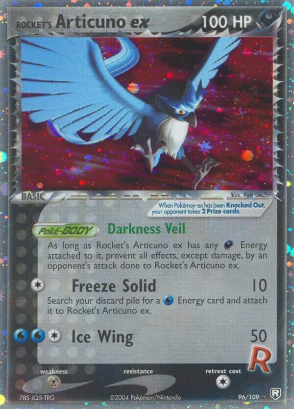 Rocket's Articuno ex 096/111 — EX Team Rocket Returns (English Pokémon TCG card)