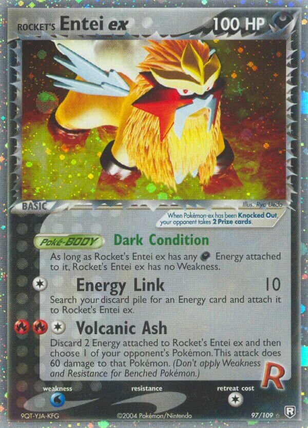 Rocket's Entei ex 097/111 — EX Team Rocket Returns (English Pokémon TCG card)