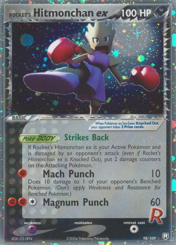 Rocket's Hitmonchan ex 098/111 — EX Team Rocket Returns (English Pokémon TCG card)