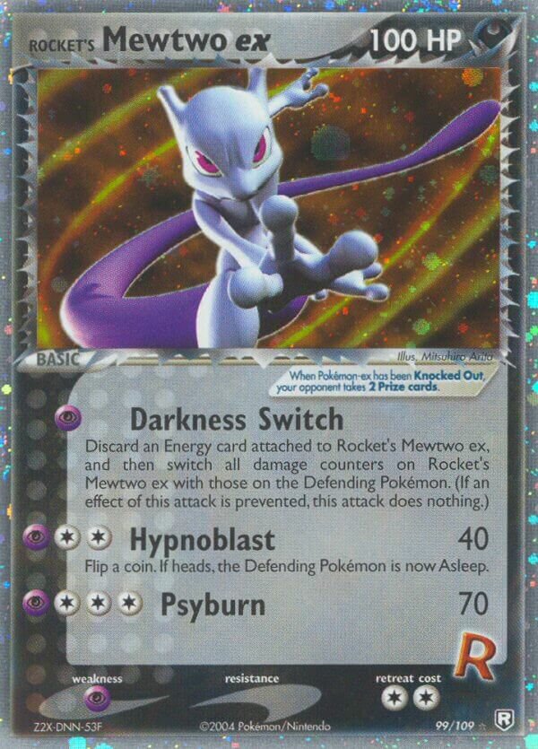 Rocket's Mewtwo ex 099/111 — EX Team Rocket Returns (English Pokémon TCG card)