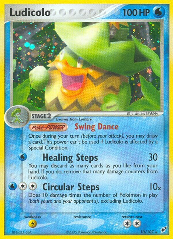 Ludicolo 010/108 — EX Deoxys (English Pokémon TCG card)