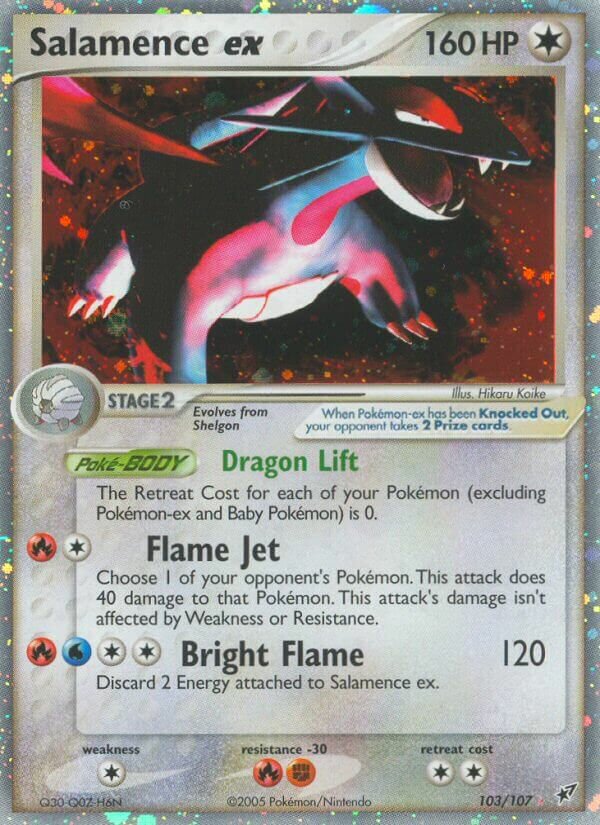 Salamence ex 103/108 — EX Deoxys (English Pokémon TCG card)