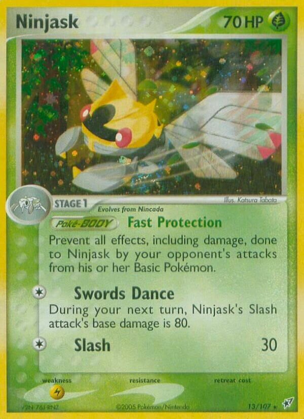 Ninjask 013/108 — EX Deoxys (English Pokémon TCG card)