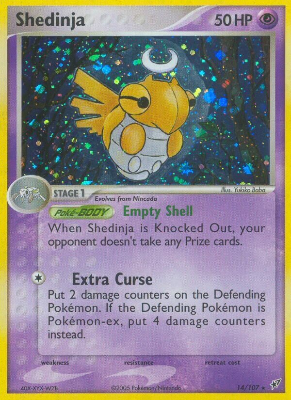 Shedinja 014/108 — EX Deoxys (English Pokémon TCG card)