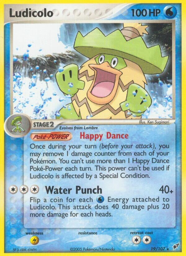 Ludicolo 019/108 — EX Deoxys (English Pokémon TCG card)