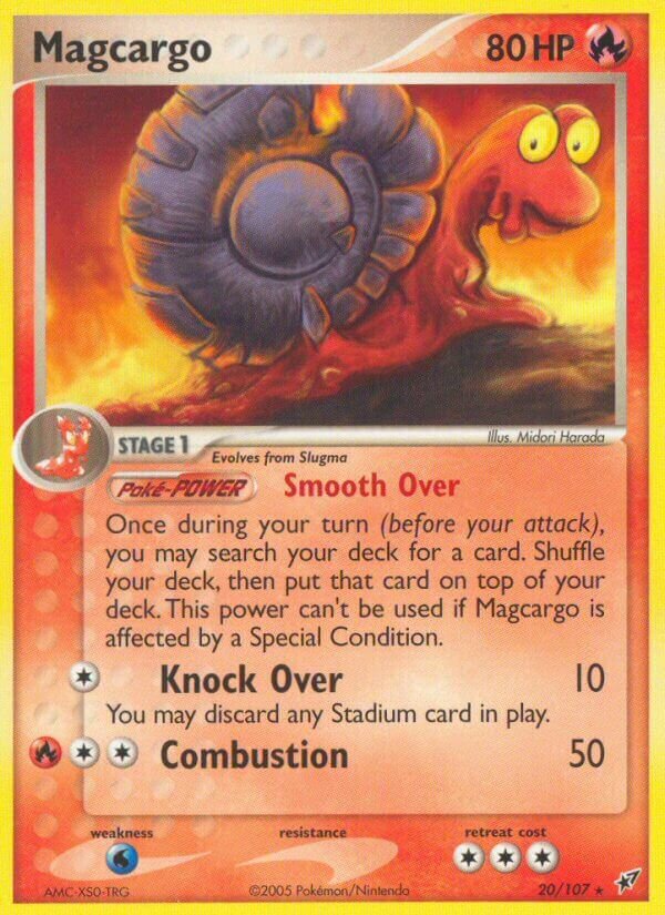 Magcargo 020/108 — EX Deoxys (English Pokémon TCG card)