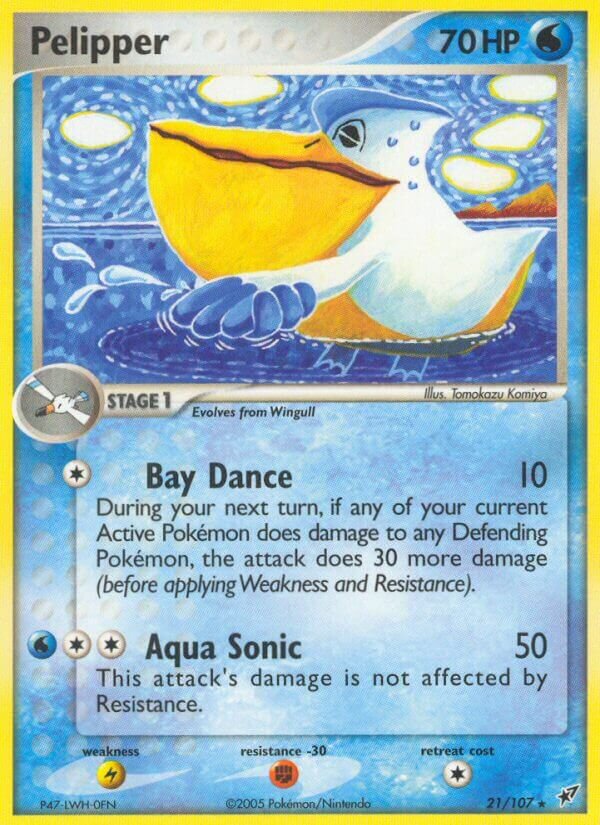 Pelipper 021/108 — EX Deoxys (English Pokémon TCG card)