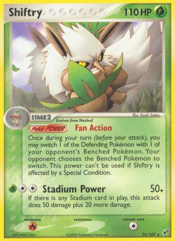 Shiftry 025/108 — EX Deoxys (English Pokémon TCG card)