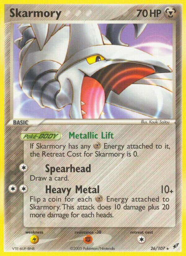 Skarmory 026/108 — EX Deoxys (English Pokémon TCG card)