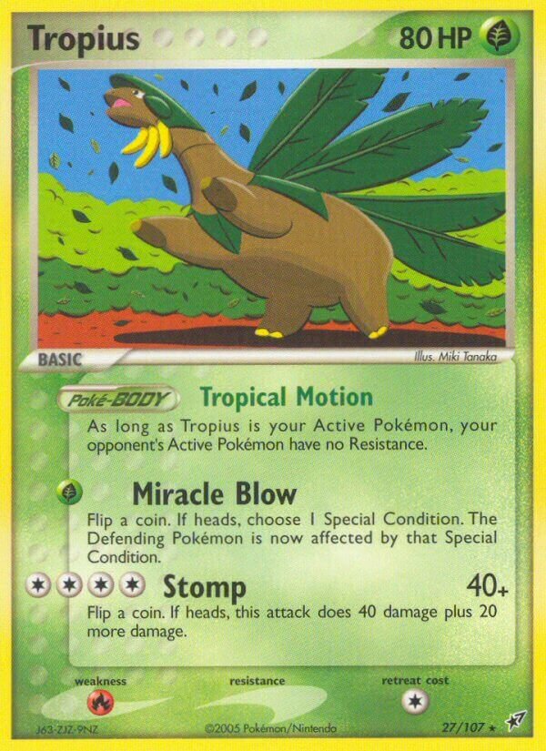 Tropius 027/108 — EX Deoxys (English Pokémon TCG card)