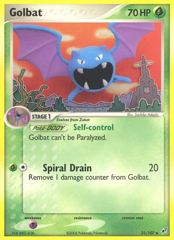 Golbat 031/108 — EX Deoxys (English Pokémon TCG card)