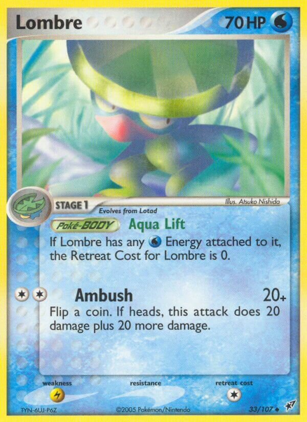 Lombre 033/108 — EX Deoxys (English Pokémon TCG card)
