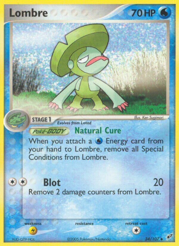 Lombre 034/108 — EX Deoxys (English Pokémon TCG card)