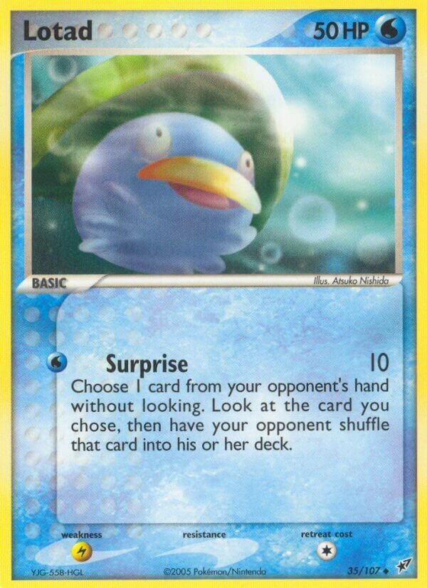 Lotad 035/108 — EX Deoxys (English Pokémon TCG card)