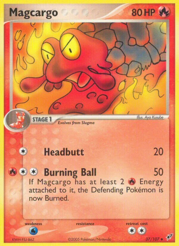 Magcargo 037/108 — EX Deoxys (English Pokémon TCG card)