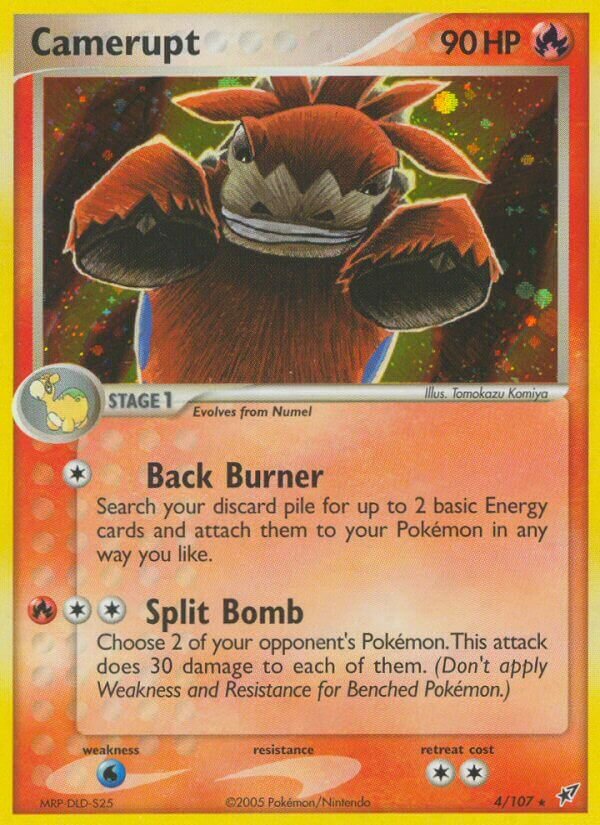 Camerupt 004/108 — EX Deoxys (English Pokémon TCG card)
