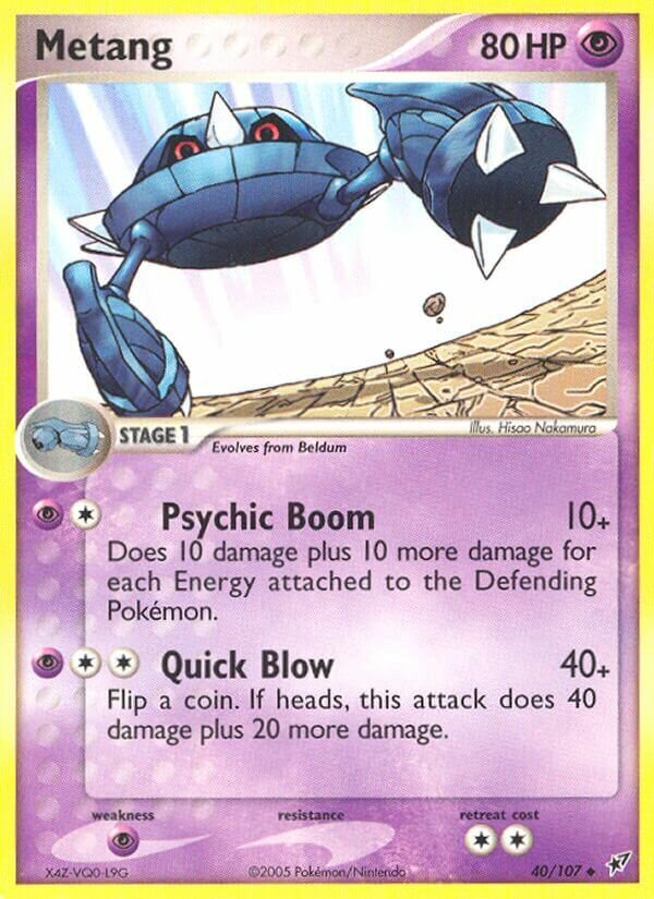 Metang 040/108 — EX Deoxys (English Pokémon TCG card)
