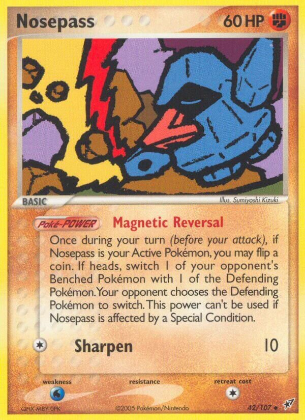 Nosepass 042/108 — EX Deoxys (English Pokémon TCG card)